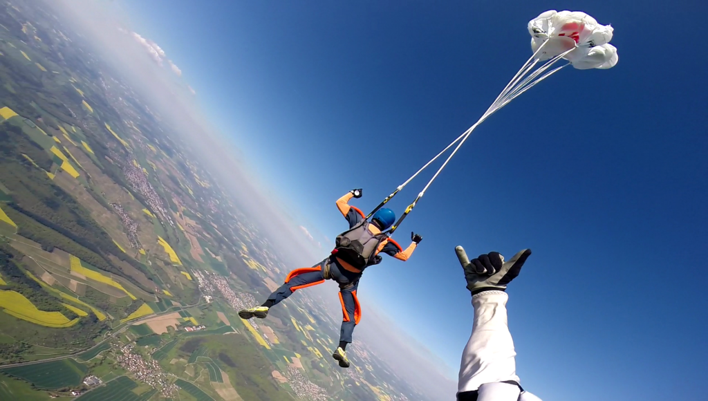 Skytandem_AFF_Sprung_Schirmöffnung_2